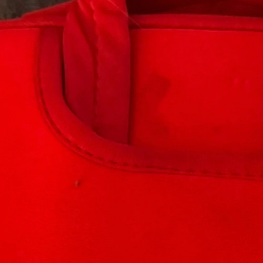 RooCase Red tablet or small laptop Bag with Butterfly Design